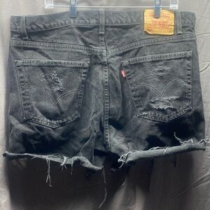 Vintage Levi 505 Cutoff Denim Shorts sz 20 42”